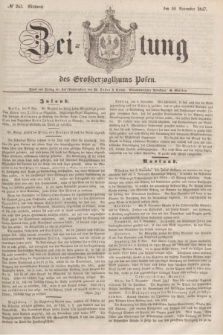 Zeitung des Großherzogthums Posen. 1847, № 263 (10 November)