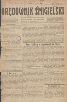 Orędownik Śmigielski. R.32, nr 1 (1 stycznia 1922)