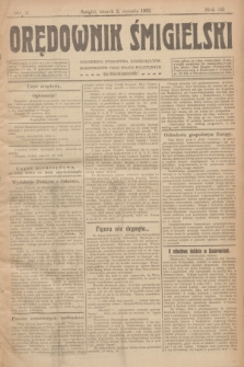Orędownik Śmigielski. R.32, nr 2 (3 stycznia 1922)