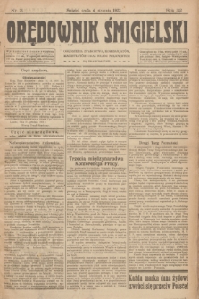 Orędownik Śmigielski. R.32, nr 3 (4 stycznia 1922)