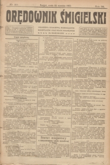 Orędownik Śmigielski. R.32, nr 20 (25 stycznia 1922)