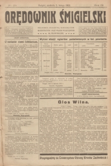 Orędownik Śmigielski. R.32, nr 29 (5 lutego 1922)