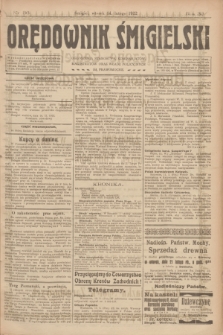 Orędownik Śmigielski. R.32, nr 36 (14 lutego 1922)