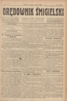 Orędownik Śmigielski. R.32, nr 40 (18 lutego 1922)