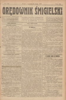 Orędownik Śmigielski. R.32, nr 44 (23 lutego 1922)