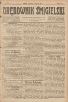 Orędownik Śmigielski. R.32, nr 50 (2 marca 1922)