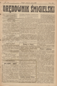 Orędownik Śmigielski. R.32, nr 52 (4 marca 1922)