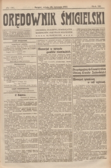 Orędownik Śmigielski. R.32, nr 99 (29 kwietnia 1922)