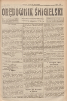 Orędownik Śmigielski. R.32, nr 101 (2 maja 1922)