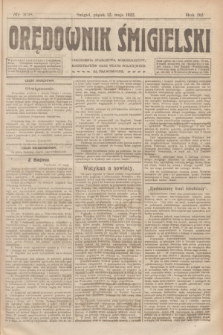 Orędownik Śmigielski. R.32, nr 108 (12 maja 1922)