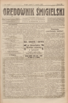 Orędownik Śmigielski. R.32, nr 125 (2 czerwca 1922)