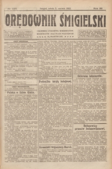 Orędownik Śmigielski. R.32, nr 126 (3 czerwca 1922)