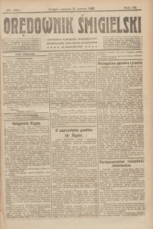 Orędownik Śmigielski. R.32, nr 129 (8 czerwca 1922)