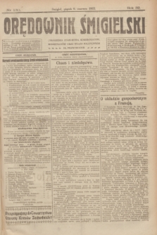 Orędownik Śmigielski. R.32, nr 130 (9 czerwca 1922)