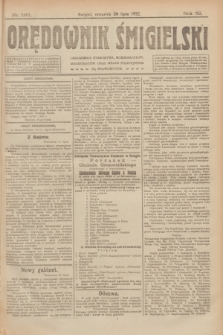 Orędownik Śmigielski. R.32, nr 163 (20 lipca 1922)