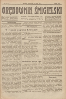 Orędownik Śmigielski. R.32, nr 166 (23 lipca 1922)