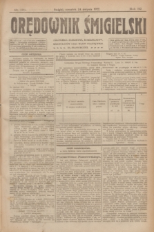 Orędownik Śmigielski. R.32, nr 191 (24 sierpnia 1922)