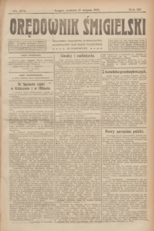 Orędownik Śmigielski. R.32, nr 194 (27 sierpnia 1922)
