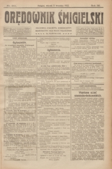Orędownik Śmigielski. R.32, nr 201 (5 września 1922)