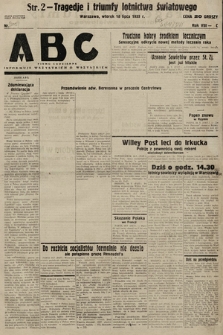 ABC : pismo codzienne : informuje wszystkich o wszystkiem. 1933, nr 205 |PDF|