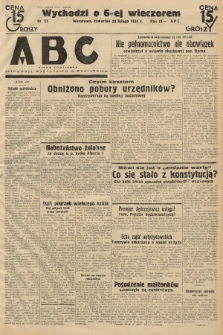 ABC : pismo codzienne : informuje wszystkich o wszystkiem. 1934, nr 52 |PDF|