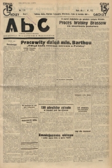 ABC : pismo codzienne : informuje wszystkich o wszystkiem. 1934, nr 111 |PDF|
