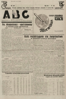 ABC : pismo codzienne : informuje wszystkich o wszystkiem. 1934, nr 257 |PDF|