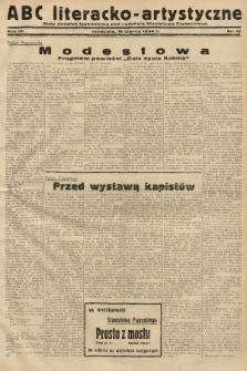 ABC Literacko-Artystyczne : stały dodatek tygodniowy. 1934, nr 12 |PDF|