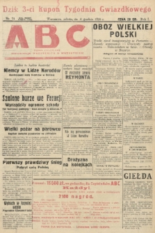 ABC : pismo codzienne : informuje wszystkich o wszystkiem. 1926, nr 71 |PDF|