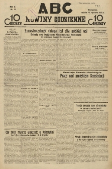 ABC : nowiny codzienne. 1935, nr 13 |PDF|