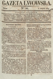 Gazeta Lwowska. 1839, nr 90