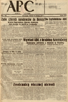 ABC : nowiny codzienne. 1937, nr 13 |PDF|