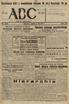 ABC : nowiny codzienne. 1937, nr 216 [ocenzurowany] |PDF|