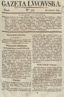Gazeta Lwowska. 1839, nr 94