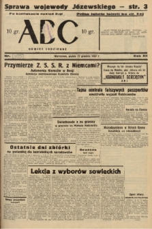 ABC : nowiny codzienne. 1937, nr [399] A [ocenzurowany] |PDF|