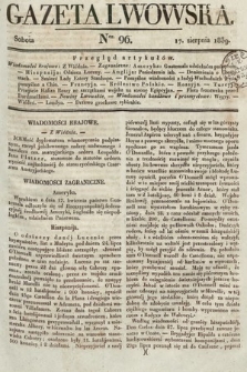 Gazeta Lwowska. 1839, nr 96