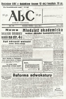 ABC : nowiny codzienne. 1938, nr 71 [ocenzurowany] |PDF|