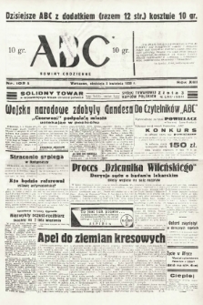 ABC : nowiny codzienne. 1938, nr 103 A |PDF|