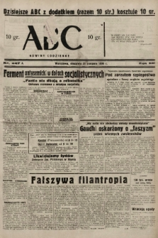 ABC : nowiny codzienne. 1938, nr 247 A |PDF|