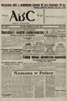 ABC : nowiny codzienne. 1938, nr 277 A |PDF|