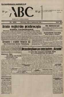 ABC : nowiny codzienne. 1938, nr 306 A [ocenzurowany] |PDF|