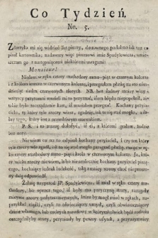 Co Tydzień. 1798, nr 5 |PDF|
