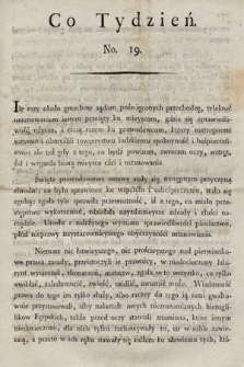Co Tydzień. 1798, nr 19 |PDF|
