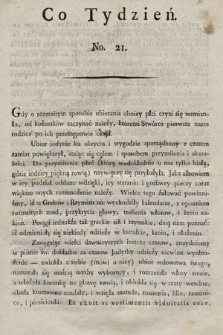 Co Tydzień. 1798, nr 21 |PDF|