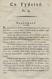 Co Tydzień. 1798, nr 23 |PDF|