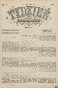 Tydzień Literacki, Artystyczny, Naukowy i Społeczny. R.4, T.5, nr 35 (6 maja 1877)