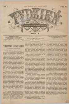 Tydzień Literacki, Artystyczny, Naukowy i Społeczny. R.5, T.6, nr 1 (2 września 1877)
