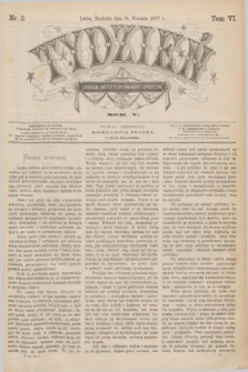 Tydzień Literacki, Artystyczny, Naukowy i Społeczny. R.5, T.6, nr 3 (16 września 1877)