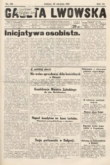 Gazeta Lwowska. 1931, nr 192