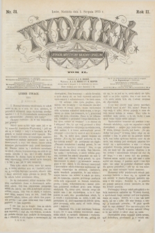 Tydzień Literacki, Artystyczny, Naukowy i Społeczny. R.2, T.2, nr 31 (1 sierpnia 1875)